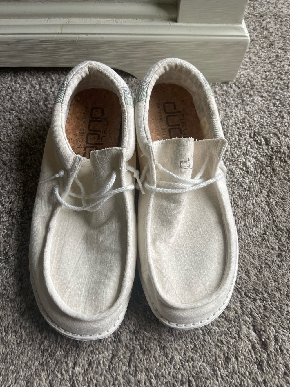 Hey Dude Men's Wally linen size 10